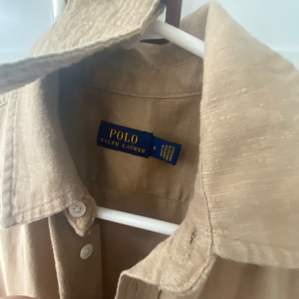 Ralph Lauren belted shirt dress - Picture 2 of 5